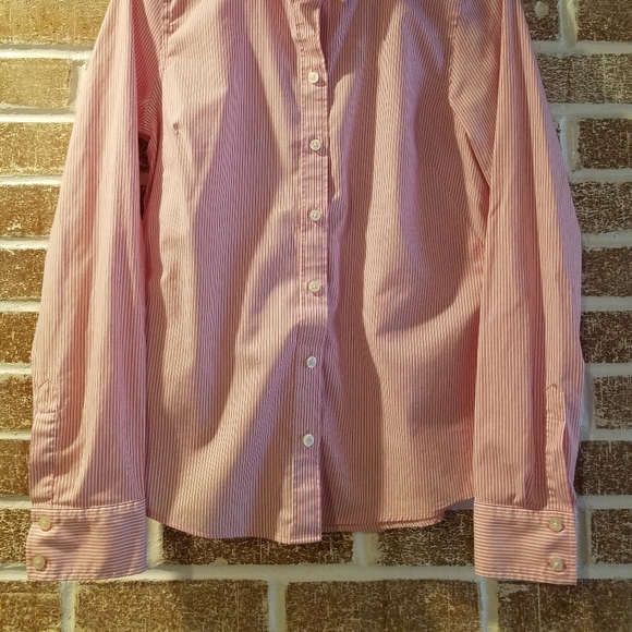 Banana Republic womens striped button down - Picture 3 of 7
